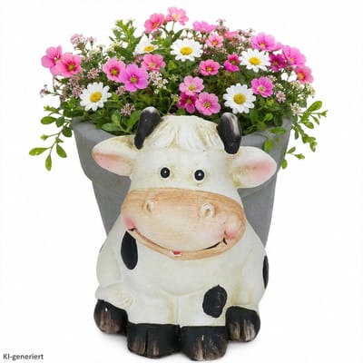 KUH Übertropf met koeiendecor grijs – 795251040