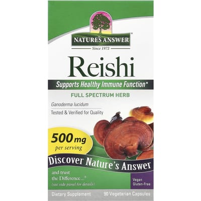 Nature's Answer, Reishi, 500 mg, 90 vegetarische capsules