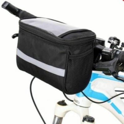 Fietstelefoontas - Universeel - Waterdicht - Opbergruimte - Tot 6,8 inch - Zwart