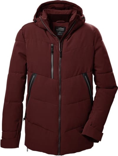 Killtec winterjas - Jas 41837 donker rood padded winterjas S