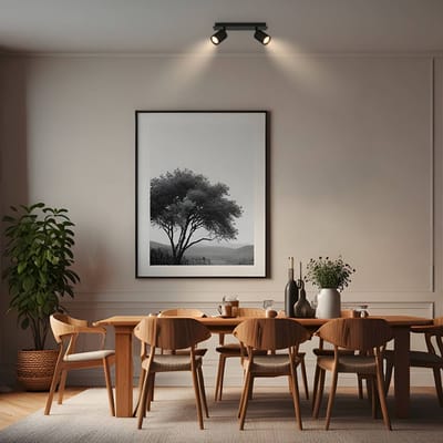 BRILONER Ida - Opbouwspot - plafondspot- GU10 fitting - spotlamp - voor woonkamer - 32cm