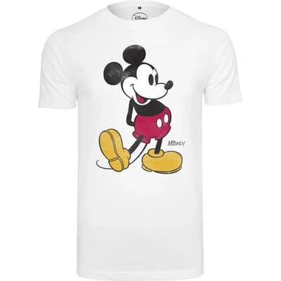 Merchcode Mickey Mouse - Mickey Mouse Heren Tshirt - L - Wit
