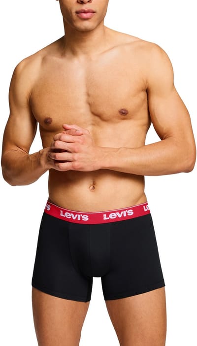 Pack of 6 men's Levis REPEAT LOGO BOXER boxer shorts underwear pants