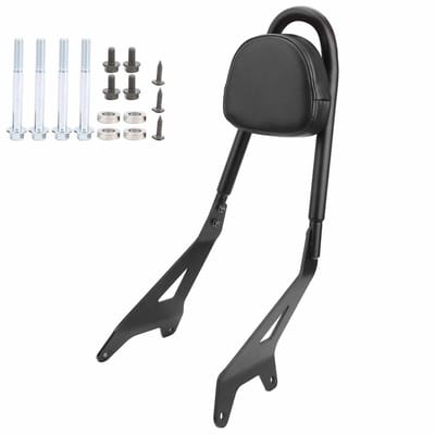 Dailygoods- Rugleuning Sissy Bar - Comfortabel Kussen - Rugleuning Bagagedrager - Rugleuning Fiets - Motorfiets Accessoire - Geschikt voor XV XVS 950 RSpec