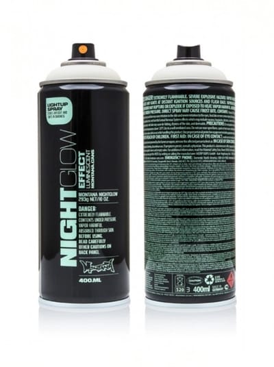 Montana NIGHTGLOW Lichtgevende Lak Groen in Spuitbus 400ml