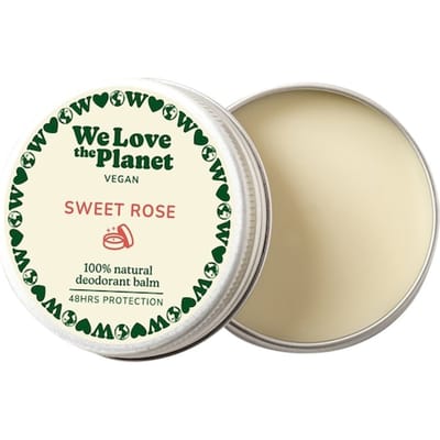 We Love The Planet Deodorant Natuurlijke deodorantcrème - Sweet Rose (veganistisch) Unisex 35 g