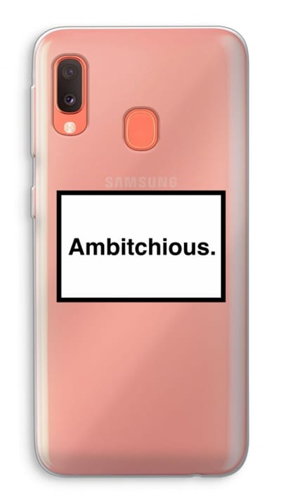 Case Company® - Hoesje geschikt voor Samsung Galaxy A20e hoesje - Ambitchious - Soft Cover Telefoonhoesje - Bescherming aan alle Kanten en Schermrand