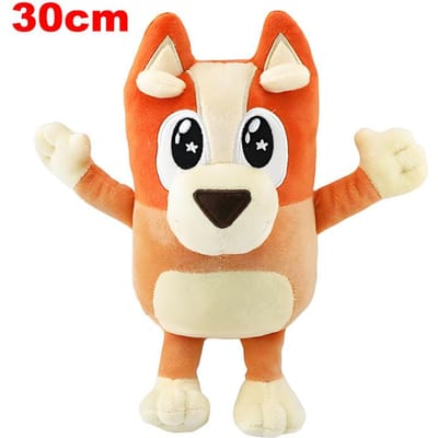 20/30CM Bluey En Bingo Pluche Poppen Glanzende Ster Ogen Bluey Bingo Anime Pluche Knuffels Verjaardag Kerstcadeau Voor Kinderen