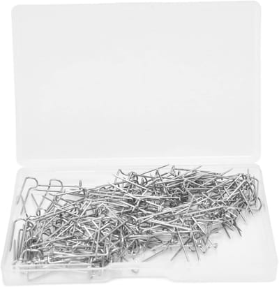 200 Stuks Quilting Pins - Metalen U-Pins voor Naaien, Stoffen en Sieraden Maken (17mm)