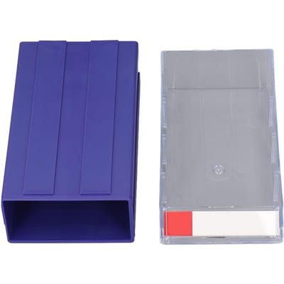 Lade Type Onderdelen Doos Plastic Modulaire Opbergbak Organizer voor Componenten Knutselspullen Kantoorbenodigdheden blue