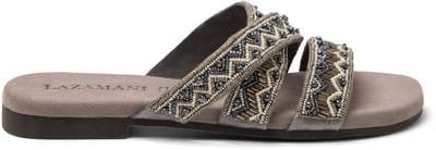 Lazamani - Aaf Dames Slippers Grey - Maat 37