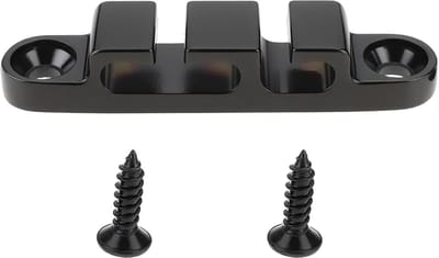 Dailygoods - Zwarte 3 String Retainer voor Elektrische Bas