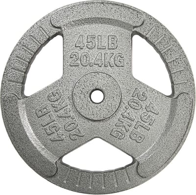 Gietijzeren Gewichtsplaat met Grip - Voor Krachttraining en Crossfit - Verkrijgbaar in Diverse Gewichten