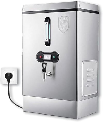 Waterdispenser - Warmwaterapparaat - Snel Warm Water - Dubbele Filtratie - 42x26x68cm - Zilver