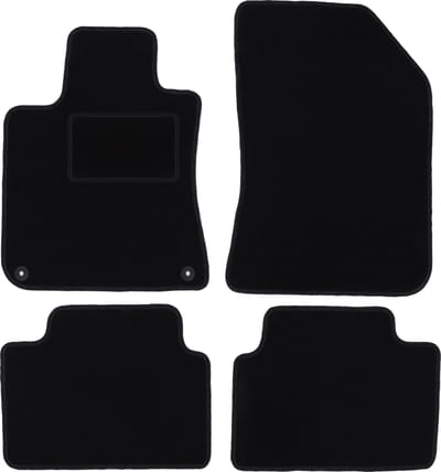 Zwarte veloursmatten voor: Peugeot 308 II hatchback (2013-)