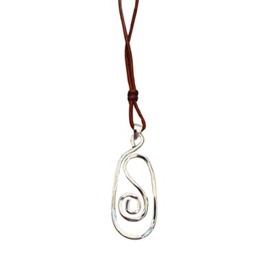 Ketting -verstelbaar -bruin -zilverkleur- allergievrij- Charme Bijoux
