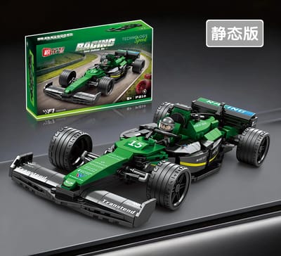 FIA Classic Sportwagen Model Baksteen Kinder Speelgoed volwassene Cadeau Speed Rally Racing Stads Kampioenen F1 Bouwstenen Voertuig Set