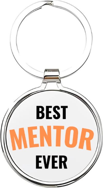 Akyol - best mentor ever Sleutelhanger - Mentor - de beste mentor - meesters - leraar - basisschool meester - docent - onderwijzer - basisschool - middelbareschool leraar - afscheidscadeau voor een meester - bedankt meester - meesterdag - 4 x 7,5 CM