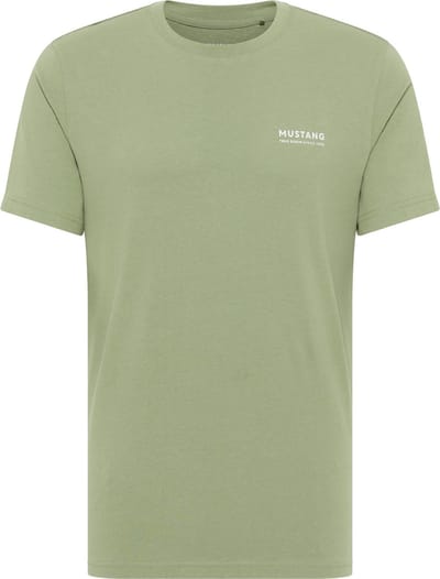 Mustang Alex Print shirt groen maat S