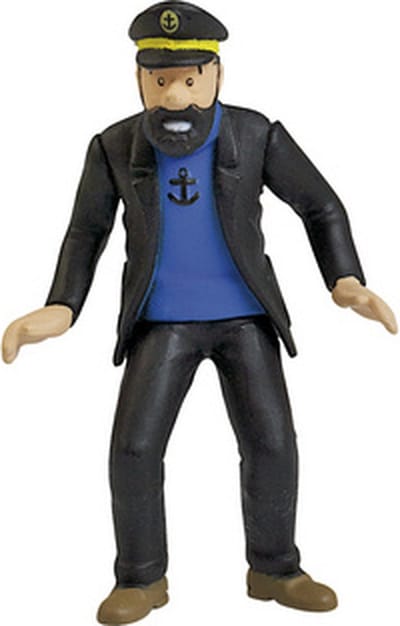 Tintinimaginatio Kuifje Kapitein Haddock Rally - PVC beeldje 9 cm
