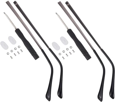 Bril Pootjes - Vervangende Armpjes - Bril Reparatie - Universele Pasvorm - 13.5 cm - Gunmetal