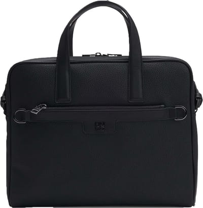 HUGO Business tas Laptoptas met laptopvak Nesh Document Case Black Zwart