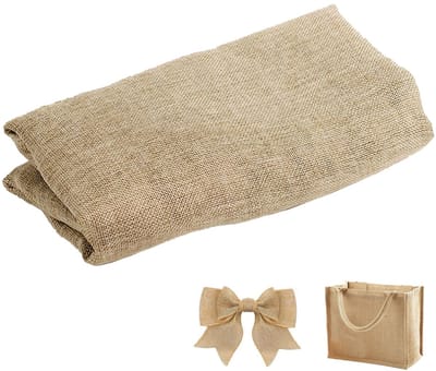 Dailygoods- Jute Stof 100 x 160 cm - Op Maat Gesneden - Vezelweefsel - Tafeldecoratie - Tuinieren - 525 g/m²