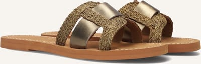 LINA LOCCHI Met Koord Slipper Slippers - Dames - Groen - Maat 36