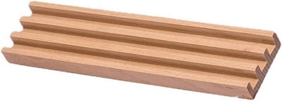 Houten Domino Rek - Spel Organizer - Spelplezier Vergroten - Handen Vrij Spelen - 245x75cm - Lichtbruin