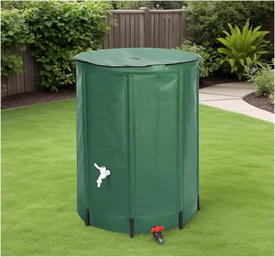 Regenwateropvangtank - Opvouwbare Regenton - Water Besparen - Lekvrij Ontwerp - 200L - Groen