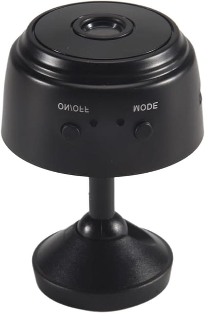 Mini Camera - Beveiligingscamera Binnen - Huis Beveiligen - Bewegingsdetectie Nachtzicht - 11 x 11 x 4 cm - Zwart