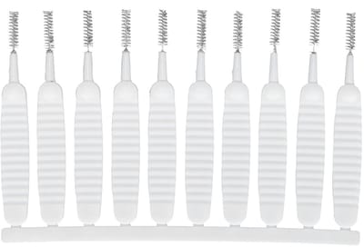 Dailygoods- Reinigingsborstels Lange Handgreep - Douche Gat Reinigingsborstels - Multifunctionele Reinigingsborstels - Anti-Verstopping - Set van 10 - Afmetingen 3,9x2,8x0,4 inch - Schoonmaakborstels