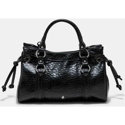 Stradivarius City schoudertas met knoopdetails  Zwart OS