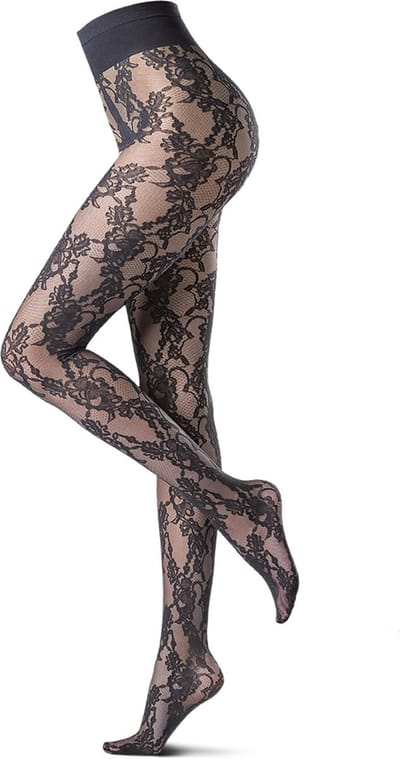 Oroblu Eden Rose 20 Panty - 20 denier - Zwart - Maat M