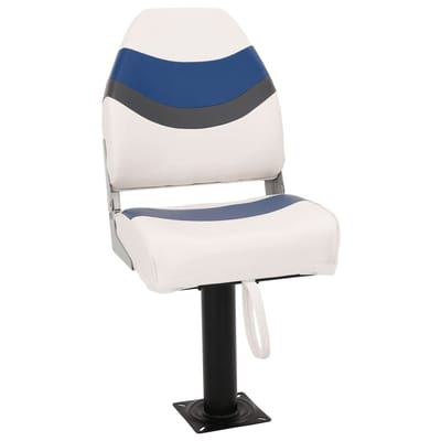 vidaXL - 4-delige - Bootstoelenset - met - hoge - rugleuning - inklapbaar