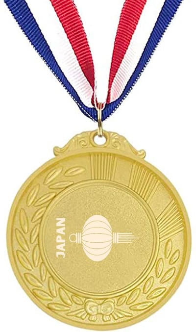 Akyol - japan medaille goudkleuring - Piloot - toeristen - japan cadeau - beste land - leuk cadeau voor je vriend om te geven