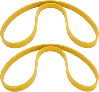 Vervangende Rubber Bandzaagwielen met 12.75mm Breedte en 3.3mm Dikte voor 10 Inch Houtbewerkingsmachines - 2 Stuks