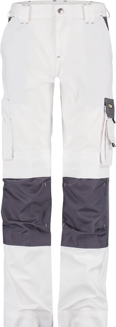 Tweekleurige werkbroek met kniezakken voor dames
