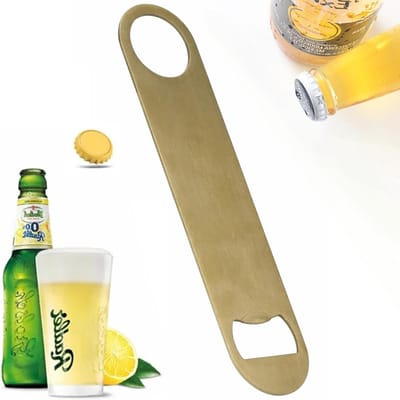 Robuuste RVS Flesopener met Lange Hals, Perfect voor Feestjes en Cadeaus, Duurzaam en Stijlvol