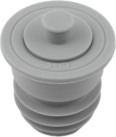 Afvoerplug - Afvoerring - Geur blokkeren - Duurzaam siliconen - 87 cm - Grijs