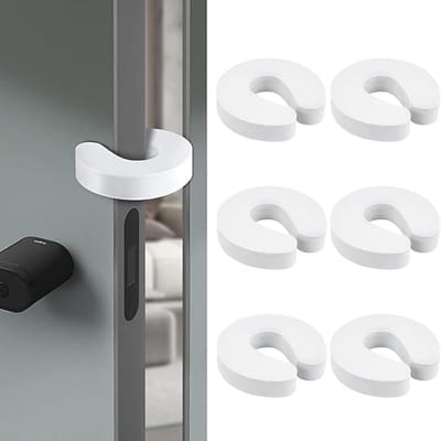 Veiligheidsdeurstoppers van schuim - 6 stuks - Vingerbescherming en bescherming tegen onbedoeld sluiten