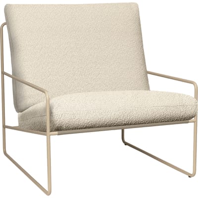 Ferm Living Desert Pure Bouclé 1-zitsbank - cashmere