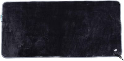 Elektrische Deken - Verwarmde Deken Worp - Warm Blijven - Dubbelzijdig Flanel - 75 x 75 cm - Grijs