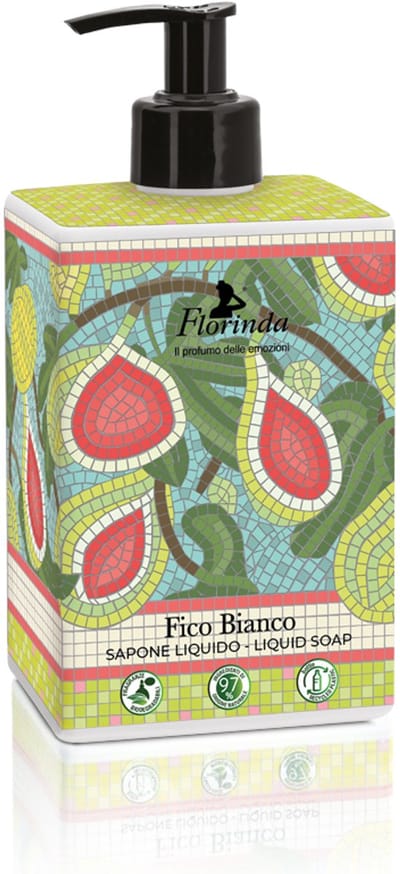 Florinda Mosaici Italiani Fico Bianco vloeibare zeep 500 ml