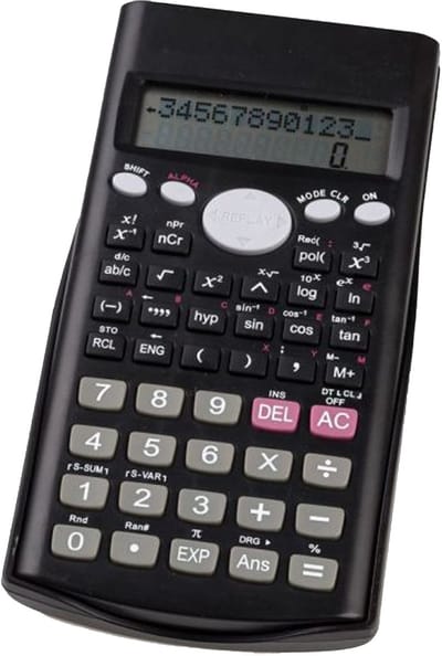 Centrum Rekenmachine/calculator - zwart - school of kantoor - calculators - 240 functies - wetenschappelijke rekenmachine