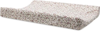 Jollein - Aankleedkussenhoes Jersey 50x70cm - Zachte Hoes Baby Aankleedkussen - Retro Flowers
