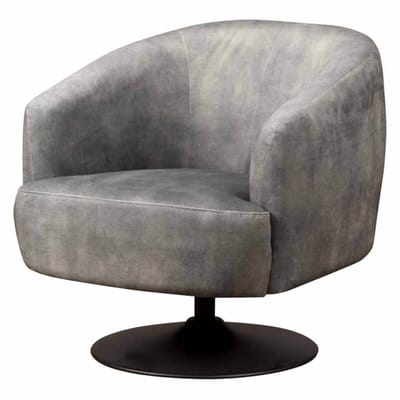 Tower Living Barga Fauteuil - Bliss 4 grey (draaibaar)