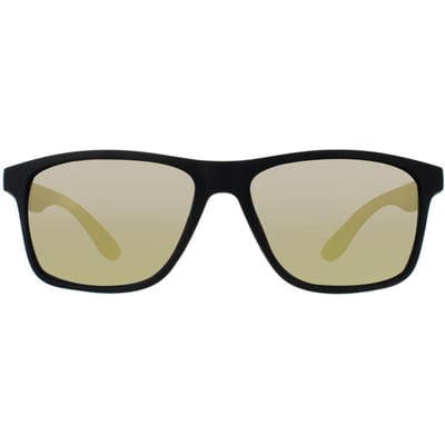 Smarty Rechthoek Unisex Mat Zwart Rubber Geel Brons Blauw Flash SA2306