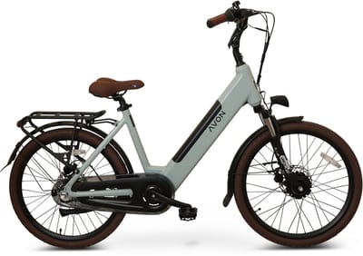 Avon Bx1 Elektrische Kinderfiets 24 Inch – 250w Voorwielmotor 504wh Accu 90km Actieradius Hydraulische Schijfremmen Nexus 3-speed Kleurendisplay Muted Grayish-blue
