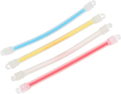 Tennisracket Demper Set van 4 Stuks met Dubbele Haak - Siliconen Schokabsorbers voor Verbeterde Speelervaring en Minder Trillingen